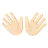 Open Hands: Light Skin Tone