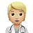 Health Worker: Medium-Light Skin Tone
