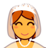 Emoji Menyasszony fátyollal 👰 image - Emojidex style