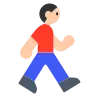Man Walking: Light Skin Tone Emoji 🚶🏻‍♂️ image - Tossface style