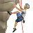 Person Climbing: Medium-Light Skin Tone