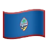 Flag: Guam Emoji 🇬🇺 image - Apple style
