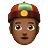 Person With Skullcap: Medium-Dark Skin Tone
