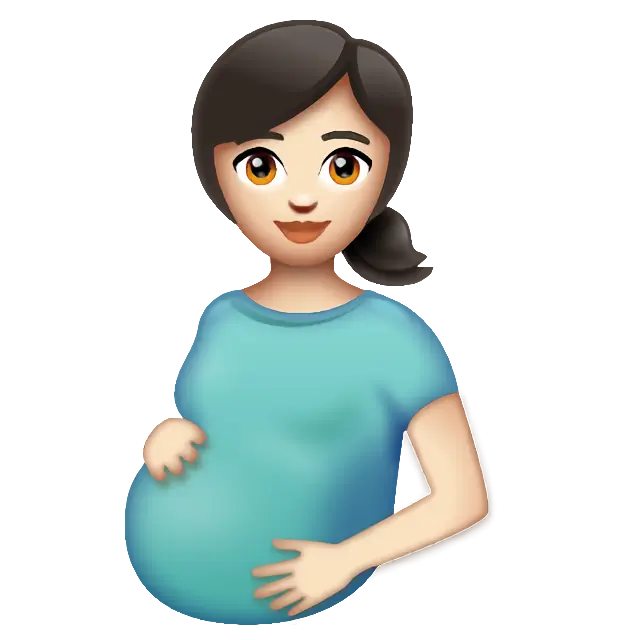 🤰🏻 - Pregnant Woman: Light Skin Tone Emoji meaning, copy and paste ...