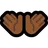 Open Hands: Medium-Dark Skin Tone