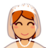 Person With Veil: Medium Skin Tone