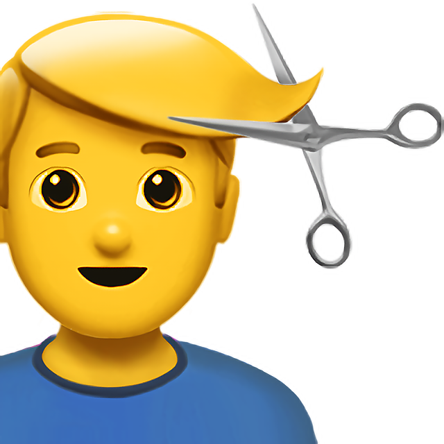 Man Getting Haircut