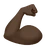 Flexed Biceps: Dark Skin Tone