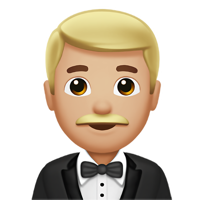 Man In Tuxedo: Medium-Light Skin Tone