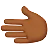 Leftwards Hand: Medium-Dark Skin Tone