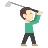 Person Golfing: Light Skin Tone Emoji 🏌🏻 image - EmojiTwo style