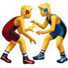 Men Wrestling Emoji 🤼‍♂️ image - Apple style