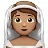 Person With Veil: Medium Skin Tone