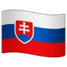 Flag: Slovakia Emoji 🇸🇰 image - WhatsApp style