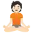 Person In Lotus Position: Light Skin Tone