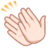 Clapping Hands: Light Skin Tone