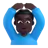 Man Gesturing Ok: Dark Skin Tone