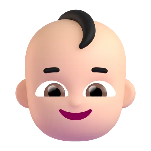 πΆπ» - Baby: Light Skin Tone Emoji meaning, copy and paste emoticon ...