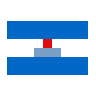 Flag: Nicaragua Emoji 🇳🇮 image - SerenityOS style