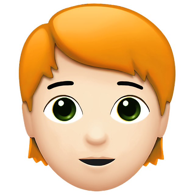 Person: Light Skin Tone, Red Hair
