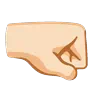 Right-Facing Fist: Light Skin Tone Emoji 🤜🏻 image - Google Noto Color Animated style