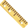 Emoji Egyenes vonalzó 📏 image - EmojiTwo style