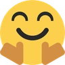Emoji Abbracciare la faccia 🤗 image - Skype style