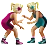 Women Wrestling: Medium-Light Skin Tone