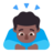 Man Bowing: Medium-Dark Skin Tone