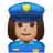 Woman Police Officer: Medium Skin Tone