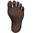 Foot: Dark Skin Tone