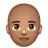 Person: Medium Skin Tone, Bald