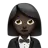 Woman In Tuxedo: Dark Skin Tone