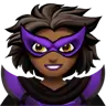 Woman Supervillain: Medium-Dark Skin Tone Emoji 🦹🏾‍♀️ image - Apple style