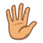 Hand With Fingers Splayed: Medium Skin Tone