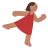 Woman Dancing: Medium Skin Tone