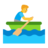 Man Rowing Boat