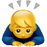 Man Bowing Emoji 🙇‍♂️ image - Apple style