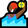 Woman Playing Water Polo: Medium-Dark Skin Tone Emoji 🤽🏾‍♀️ image - Microsoft Windows 10 Segoe UI Emoji style