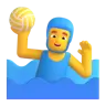 Man Playing Water Polo Emoji 🤽‍♂️ image - Microsoft 3D Fluent style