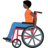 Person In Manual Wheelchair: Dark Skin Tone Emoji 🧑🏿‍🦽 image - Twitter / X (Twemoji) style