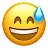 Grinning Face With Sweat