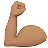 Flexed Biceps: Medium Skin Tone