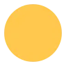 Yellow Circle Emoji 🟡 image - Tossface style
