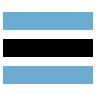 Flag: Botswana Emoji 🇧🇼 image - SerenityOS style