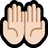 Palms Up Together: Light Skin Tone