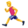 Man Running Emoji 🏃‍♂️ image - Apple style