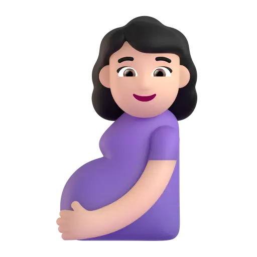🤰🏻 - Pregnant Woman: Light Skin Tone Emoji meaning, copy and paste ...