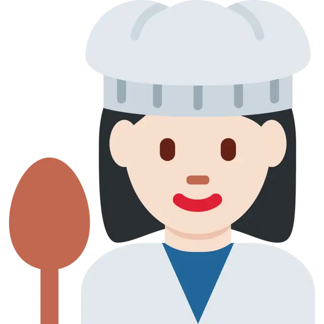 👩🏻‍🍳 - Woman Cook: Light Skin Tone Emoji meaning, copy and paste ...