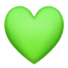 Эмодзи Зелёное сердце 💚 image - Huawei Harmony OS style